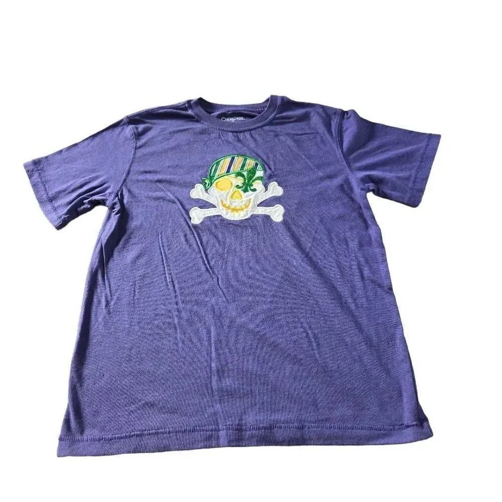 Cherokee Pirate Mardi Gras Boys shirt M8